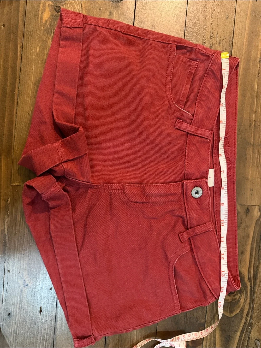 Arizona jeans shorts cuffed denim
